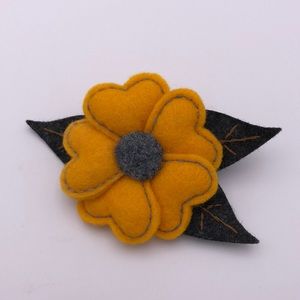 Yellow Flower Pin